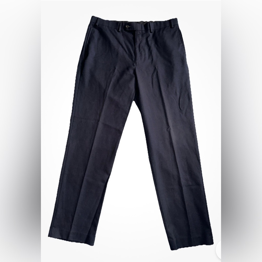 Lauren Ralph Lauren Men’s Total Comfort Trouser Pants Black 100% Wool Size 36X32